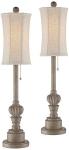Bertie French Country Buffet Table Lamps Set of 2