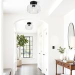 Industrial Semi Flush Mount Ceiling Light Fixture