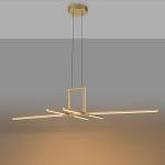 Gold Linear Pendant Light for Kitchen Island
