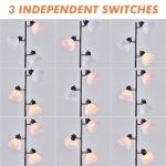 Modern Adjustable Tree Floor Lamp with 3 Heads