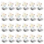 Amico 24 Pack Ultra-Thin Dimmable LED Ceiling Lights