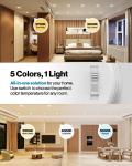 Sunco 6 Inch Dimmable LED Recessed Lights, 4 Pack