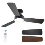 Amico 42-Inch Low Profile Ceiling Fan with Light