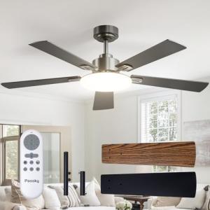 Passky 52-Inch Ceiling Fan with Dimmable Light