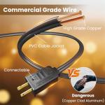 100ft G40 LED Outdoor String Lights with Bulbs