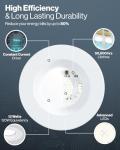 Sunco 6 Inch Dimmable LED Recessed Lights, 4 Pack