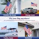 Tangle-Free Stainless Steel Flagpole for Outdoor Flags