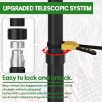 20 FT Telescoping Flag Pole Kit with American Flag