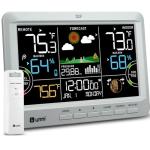 Wireless Indoor Outdoor Weather Station with Clock