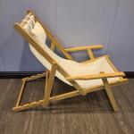 Wooden Lounge Chair for Outdoor Relaxation