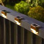 16-Pack Solar Deck Lights for Outdoor Spaces