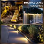 6 Pack Solar Step Lights for Outdoor Spaces