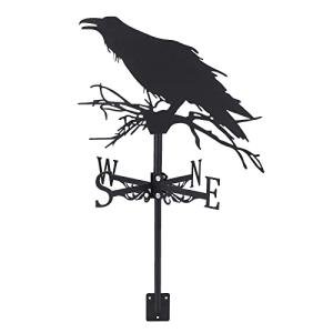 Crow Raven Weathervane for Yard and Garden