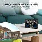 Wireless Indoor Outdoor Weather Station with Clock