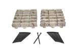 EasyFlex No-Dig Decorative Stone Garden Edging Kit