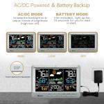 Wireless Indoor Outdoor Weather Station with Clock