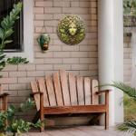 Metal Tree Woman Wall Art for Garden Decor