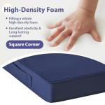 4 Waterproof Outdoor Chair Cushions with Handles