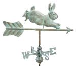 Good Directions Rabbit Weathervane with Garden Pole