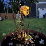 Solar Fairy Garden Lights - Moon & Star Stake