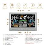 Wireless Indoor Outdoor Weather Station with Clock