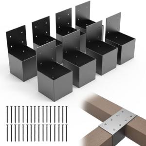 8 Pack Pergola Brackets for 4x4 Lumber