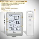 Wireless Indoor Outdoor Thermometer with Remote Sensor