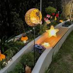 Solar Fairy Garden Lights - Moon & Star Stake