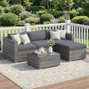 Wisteria Lane 5-Piece All-Weather Patio Set