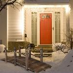 5FT Wooden Garden Bridge with Safety Railings