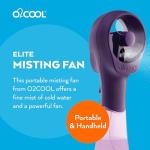 O2COOL Elite Misting Fan - Purple