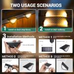 6 Pack Solar Step Lights for Outdoor Spaces