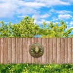 Metal Tree Woman Wall Art for Garden Decor