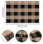 Buffalo Plaid Checkered Outdoor Door Mat 24"x35
