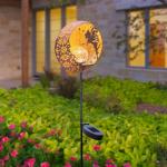 Solar Fairy Garden Lights - Moon & Star Stake