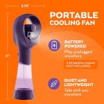 O2COOL Elite Misting Fan - Purple