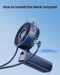 Gaiatop USB Rechargeable Portable Misting Fan
