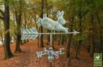 Good Directions Rabbit Weathervane with Garden Pole