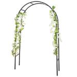 7.9Ft Metal Garden Arch for Climbing Plants