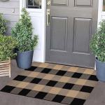 Buffalo Plaid Checkered Outdoor Door Mat 24"x35