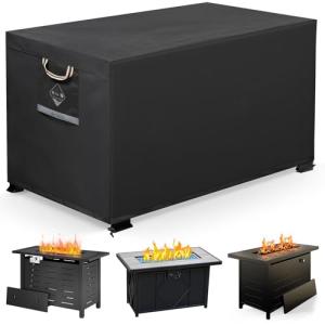 Super Waterproof Rectangular Fire Pit Cover 44" L