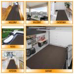 Durable Non-Slip Hallway Runner Rug - 2' x 5