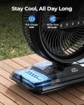 Koonie Portable 10 Inch Camping Misting Fan