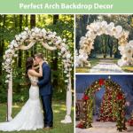 7.9Ft Metal Garden Arch for Climbing Plants