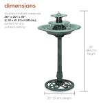 Alpine Tec106 Three-Tier Outdoor Fountain