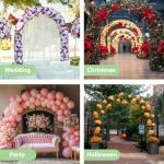 Metal Garden Arch for Climbing Plants and Decor