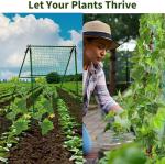 Metal A-Frame Garden Trellis for Climbing Plants