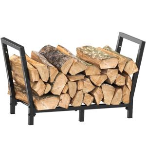 34-Inch Wood Rack for Indoor or Outdoor Use