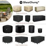 Heavy Duty Waterproof Gas Fire Pit Cover