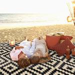 Reversible Outdoor Plastic Mat for Camping and Picnics